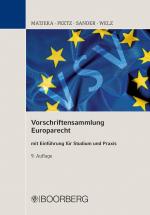 Cover-Bild Vorschriftensammlung Europarecht