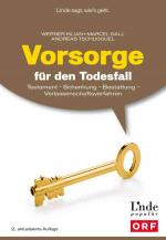 Cover-Bild Vorsorge für den Todesfall