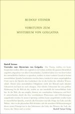 Cover-Bild Vorstufen zum Mysterium von Golgatha