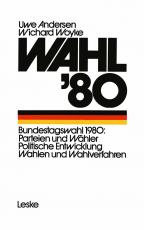 Cover-Bild Wahl ’80
