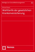 Cover-Bild Wahltarife der gesetzlichen Krankenversicherung