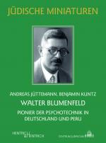 Cover-Bild Walter Blumenfeld