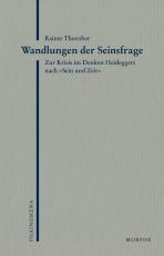 Cover-Bild Wandlungen der Seinsfrage