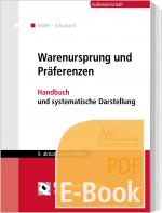Cover-Bild Warenursprung und Präferenzen (E-Book)