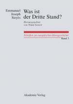 Cover-Bild Was ist der Dritte Stand? Ausgewählte Schriften