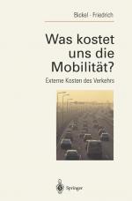 Cover-Bild Was kostet uns die Mobilität?