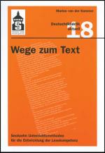 Cover-Bild Wege zum Text
