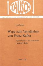 Cover-Bild Wege zum Verständnis von Franz Kafka