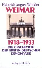 Cover-Bild Weimar 1918-1933
