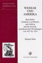 Cover-Bild Weimar und Amerika