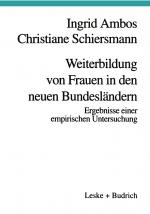 Cover-Bild Weiterbildung von Frauen in den neuen Bundesländern