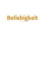 Cover-Bild Weitere Verfassungen der Beliebigkeit