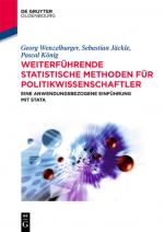 Cover-Bild Weiterführende statistische Methoden für Politikwissenschaftler