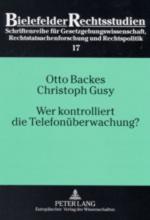 Cover-Bild Wer kontrolliert die Telefonüberwachung?