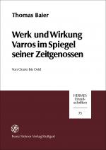 Cover-Bild Werk und Wirkung Varros im Spiegel seiner Zeitgenossen