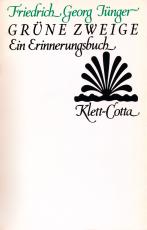 Cover-Bild Werke. Werkausgabe in zwölf Bänden / Grüne Zweige (Werke. Werkausgabe in zwölf Bänden, Bd. ?)