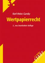 Cover-Bild Wertpapierrecht