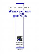 Cover-Bild Wesen und Sinn der Hoffnung