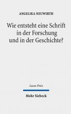 Cover-Bild Wie entsteht eine Schrift in der Forschung und in der Geschichte?