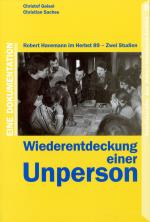 Cover-Bild Wiederentdeckung einer Unperson