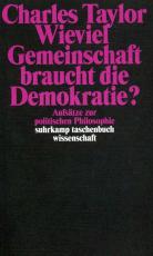 Cover-Bild Wieviel Gemeinschaft braucht die Demokratie?