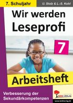 Cover-Bild Wir werden Leseprofi - Arbeitsheft / Klasse 7