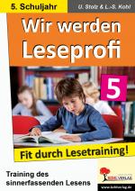 Cover-Bild Wir werden Leseprofi / Klasse 5