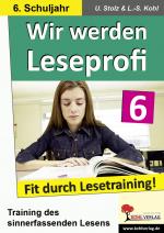 Cover-Bild Wir werden Leseprofi / Klasse 6