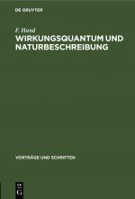 Cover-Bild Wirkungsquantum und Naturbeschreibung