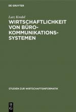 Cover-Bild Wirtschaftlichkeit von Bürokommunikationssystemen