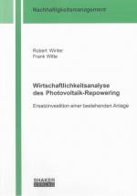 Cover-Bild Wirtschaftlichkeitsanalyse des Photovoltaik-Repowering