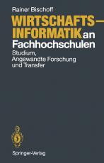 Cover-Bild Wirtschaftsinformatik an Fachhochschulen
