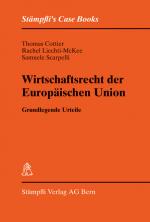 Cover-Bild Wirtschaftsrecht der Europäischen Union