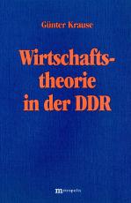Cover-Bild Wirtschaftstheorie in der DDR
