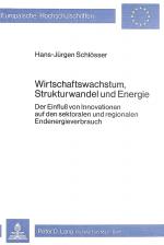 Cover-Bild Wirtschaftswachstum, Strukturwandel und Energie