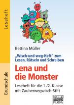 Cover-Bild Wisch-und-weg-Hefte zum Lesen, Rätseln und Schreiben / 1./2. Klasse - Lena und die Monster
