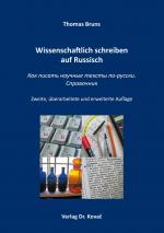 Cover-Bild Wissenschaftlich schreiben auf Russisch