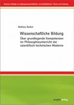 Cover-Bild Wissenschaftliche Bildung