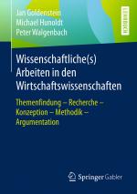 Cover-Bild Wissenschaftliche(s) Arbeiten in den Wirtschaftswissenschaften