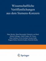 Cover-Bild Wissenschaftliche Veröffentlichungen aus dem Siemens-Konzern