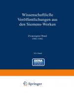 Cover-Bild Wissenschaftliche Veröffentlichungen aus den Siemens-Werken