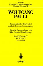 Cover-Bild Wissenschaftlicher Briefwechsel mit Bohr, Einstein, Heisenberg u.a. / Scientific Correspondence with Bohr, Einstein, Heisenberg a.o.