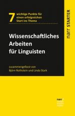 Cover-Bild Wissenschaftliches Arbeiten für Linguisten