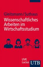 Cover-Bild Wissenschaftliches Arbeiten im Wirtschaftsstudium