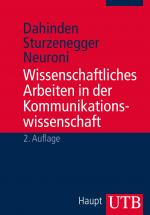 Cover-Bild Wissenschaftliches Arbeiten in der Kommunikationswissenschaft