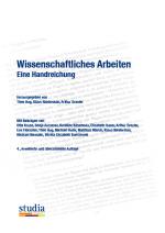 Cover-Bild Wissenschaftliches Arbeiten