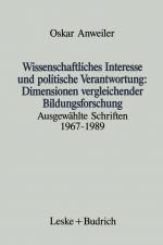 Cover-Bild Wissenschaftliches Interesse und politische Verantwortung: Dimensionen vergleichender Bildungsforschung