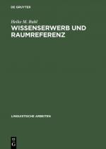 Cover-Bild Wissenserwerb und Raumreferenz