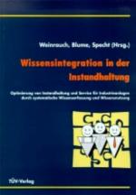 Cover-Bild Wissensintegration in der Instandhaltung