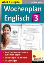 Cover-Bild Wochenplan Englisch 3